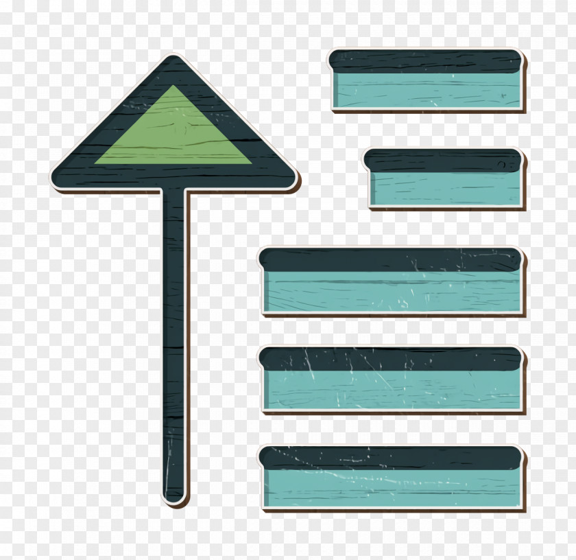 Signage Rectangle Align Icon Arrow Center Alignment PNG