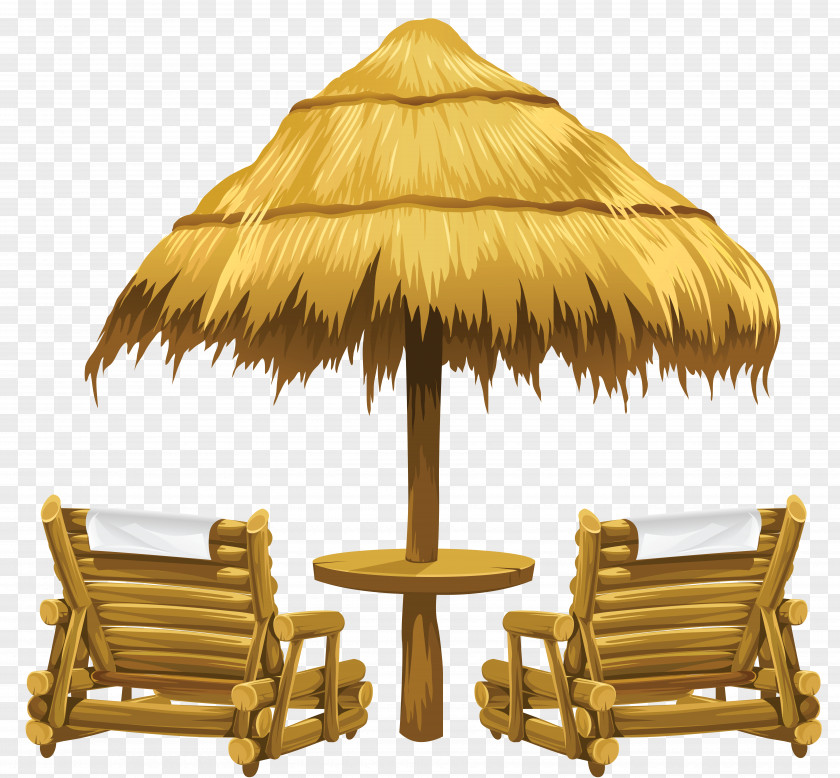 Transparent Tiki Beach Umbrella And Chairs Clipart Creekside Bible Church Clip Art PNG
