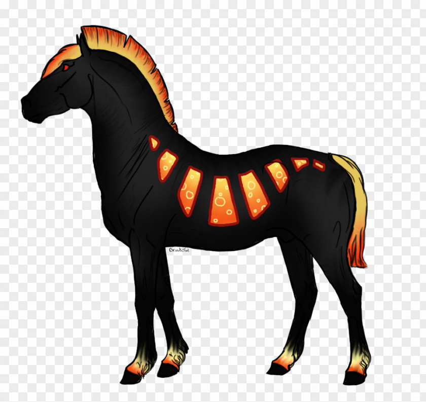 Mustang Mane Pony Stallion Halter PNG