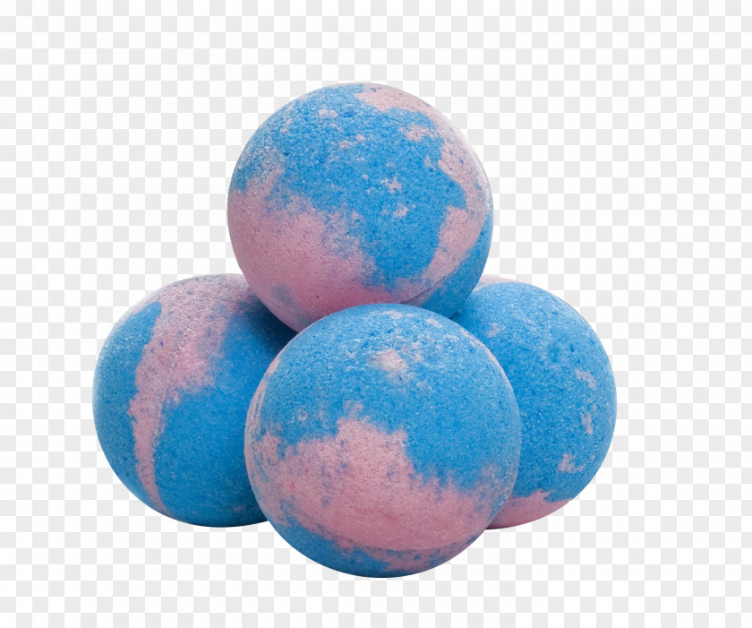 Pink Blue Ball Bath Bomb Bathing PNG