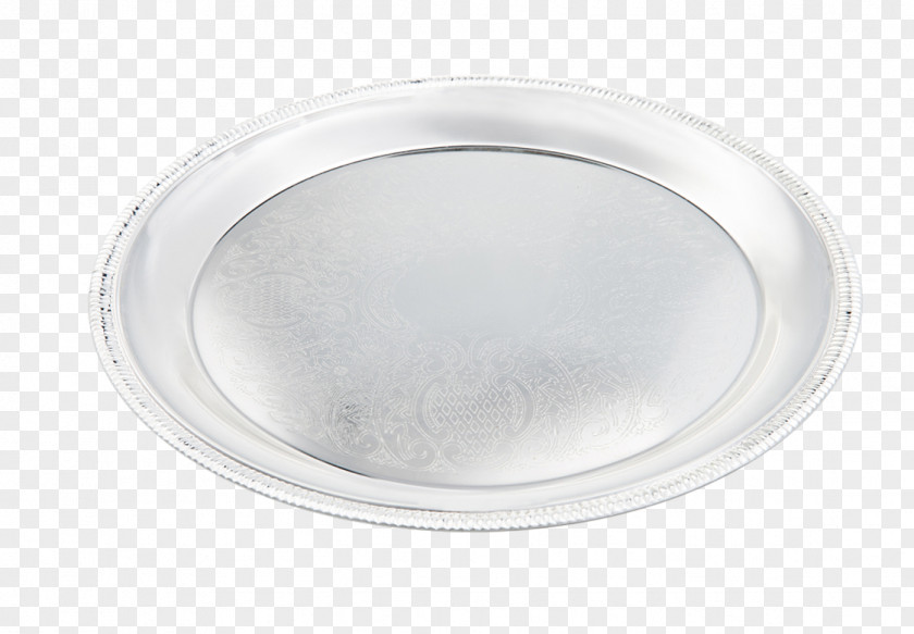 Round Iron Plate Silver Oval PNG