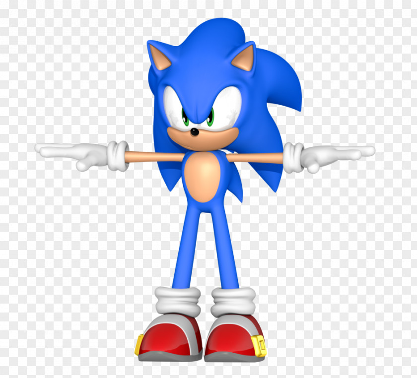 T-pose Sonic Unleashed Heroes Wii & Sega All-Stars Racing Colors PNG