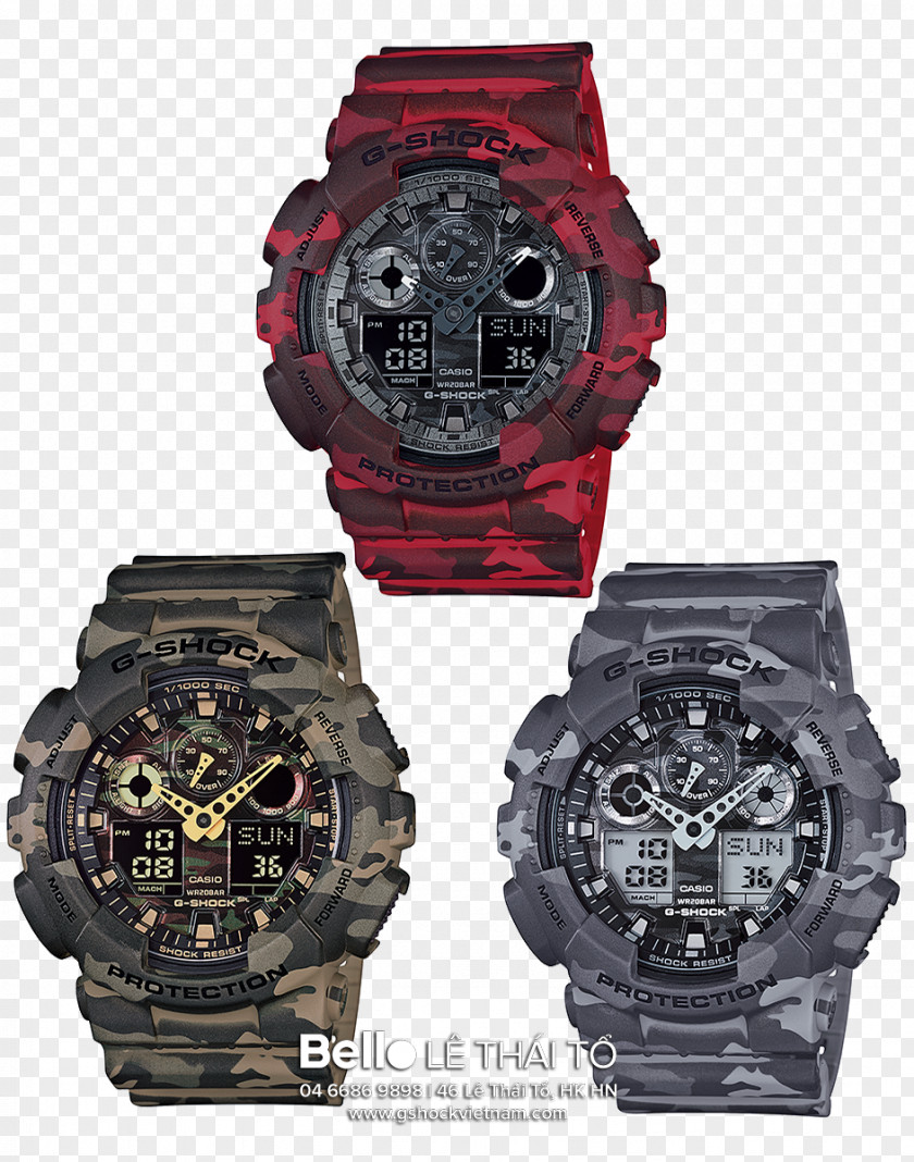 Watch Master Of G G-Shock GA100 Casio PNG