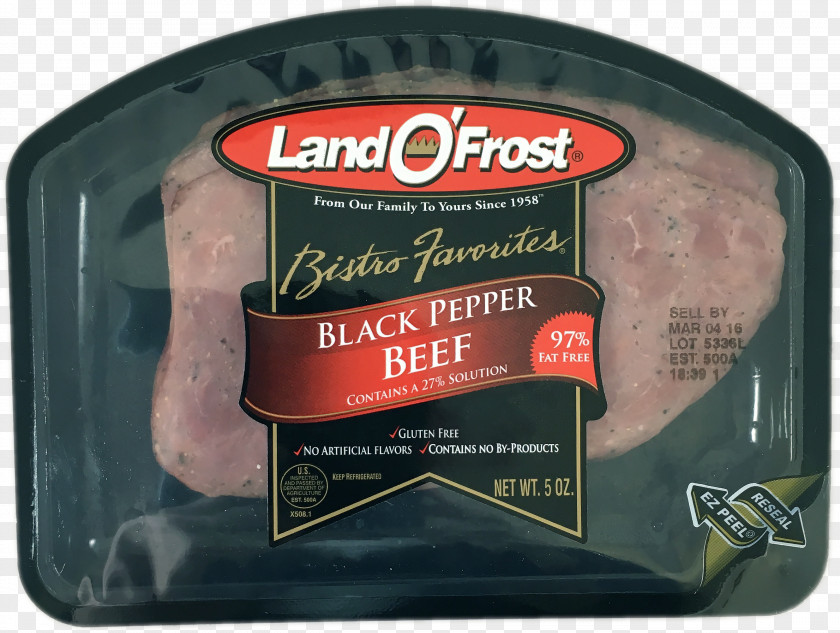 Black Pepper Beef Ham Turkey Meat Bistro Forest PNG