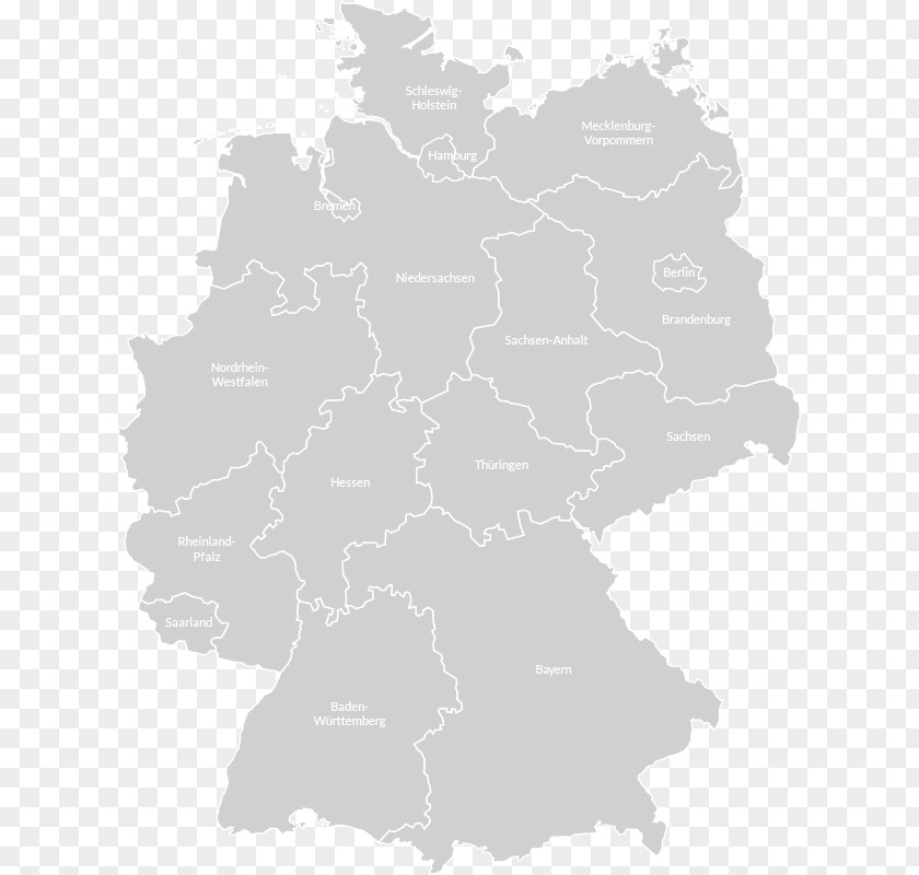 Map Germany Blank Geography Royalty-free PNG