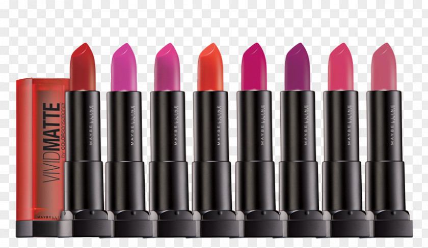Matte Finish Lipstick Cosmetics Color Maybelline PNG