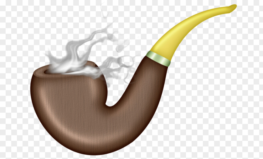 Tobacco Pipe Image Yellow Clip Art PNG