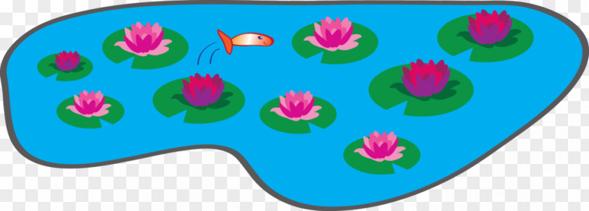 Lotus Pond Magenta PNG