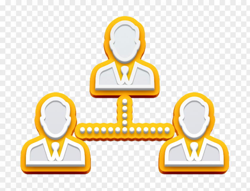 People Icon Hierarchical Structure Business PNG