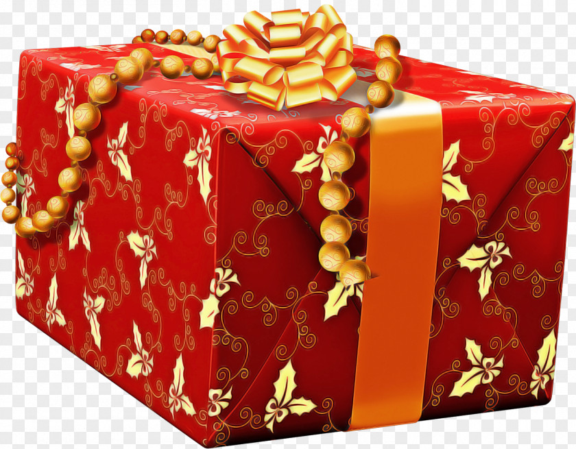 Red Present Gift Wrapping PNG