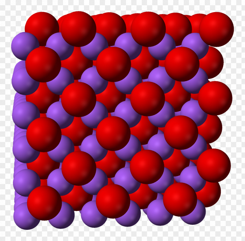 Sodium Oxide Ionic Compound Crystal Structure PNG