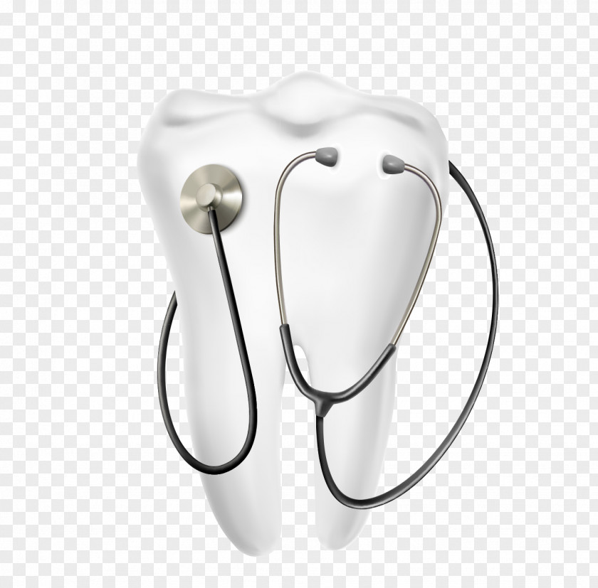 Stethoscope Teeth Tooth Dentistry Euclidean Vector PNG