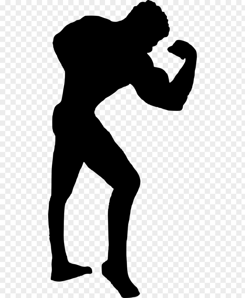 Bodybuilding Muscle Silhouette PNG