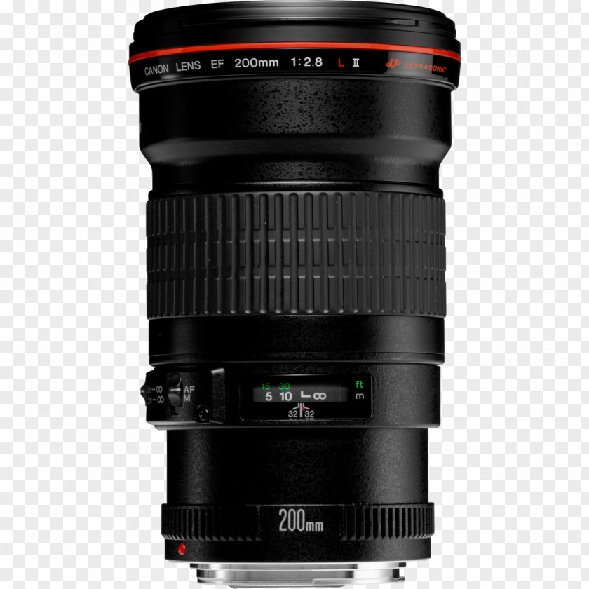 Camera Lens Canon EF Mount EOS 200mm PNG