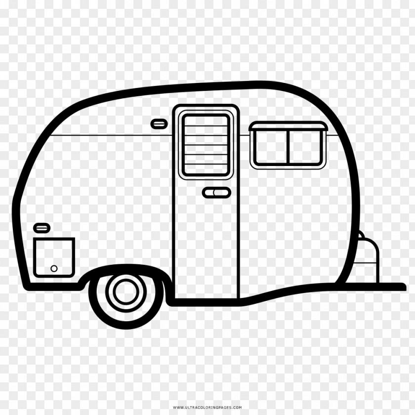 Tren Drawing Caravan Campervans Coloring Book Motor Vehicle PNG