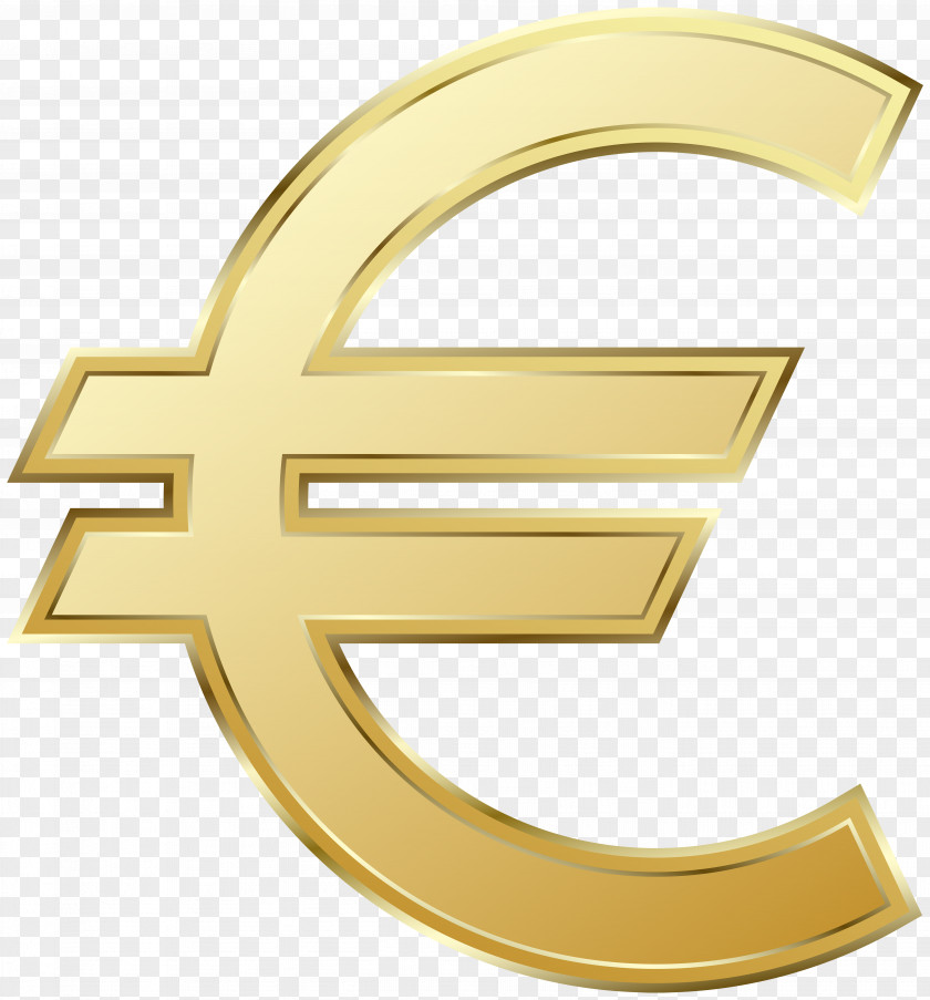 Euro Symbol Clip Art Image Sign 100 Note Coins PNG