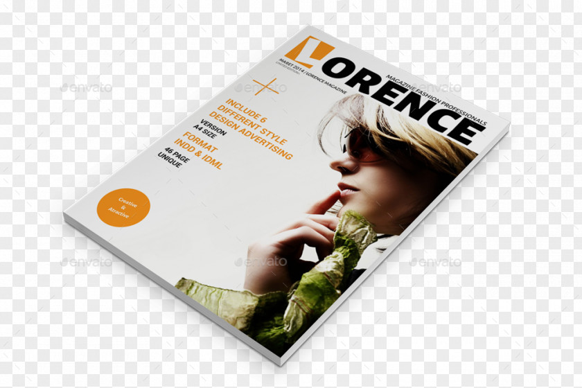 Magazine Template PNG