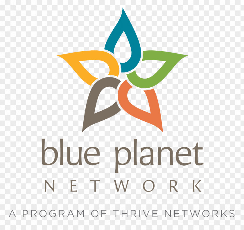 Thrive Blue Planet Network Computer Logo Electric PNG