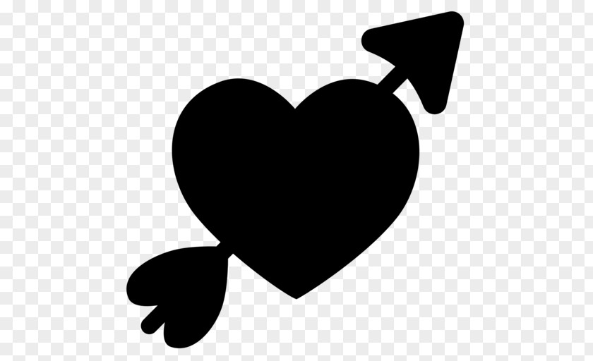 Clip Art Heart Line M-095 Black M PNG