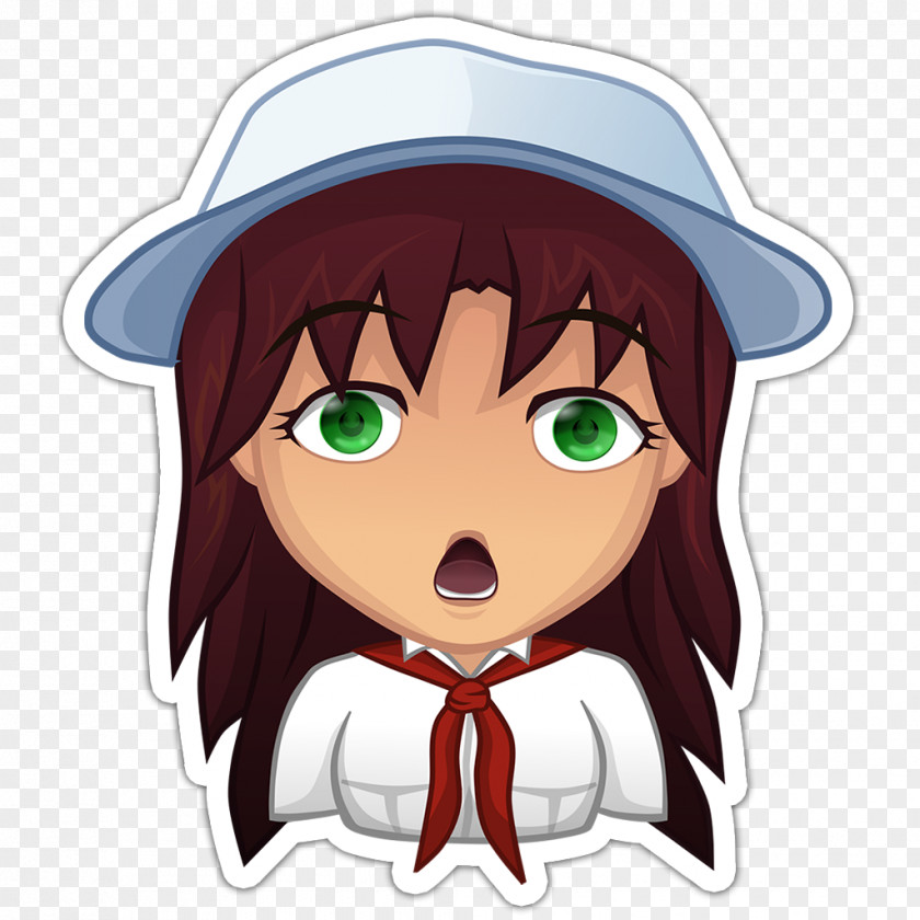 Everlasting Summer Visual Novel Sticker Telegram Clip Art PNG