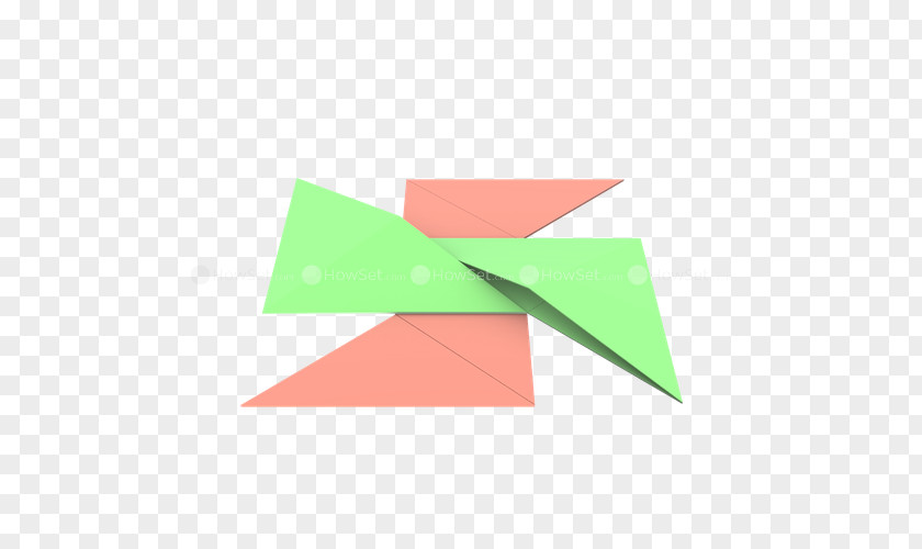 Half Fold Triangle Line Rectangle PNG