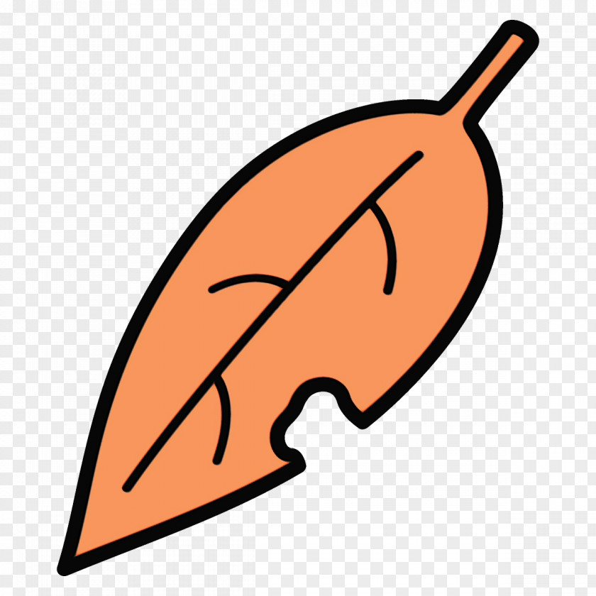 Logo Leaf Orange PNG