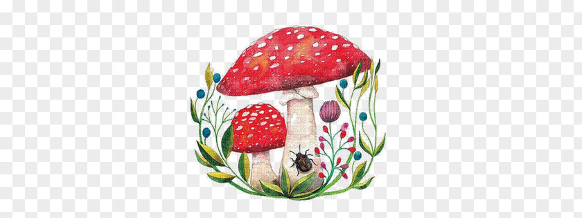 Mushroom Edible Watercolor Painting Fungus PNG