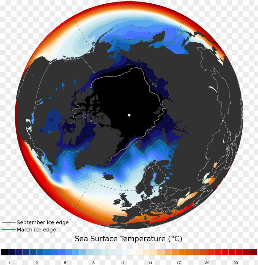 Polar Ice Arctic Ocean Earth North Pole Pacific Southern PNG