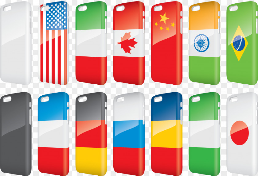 Vector Flag Phone Case Smartphone Mobile PNG