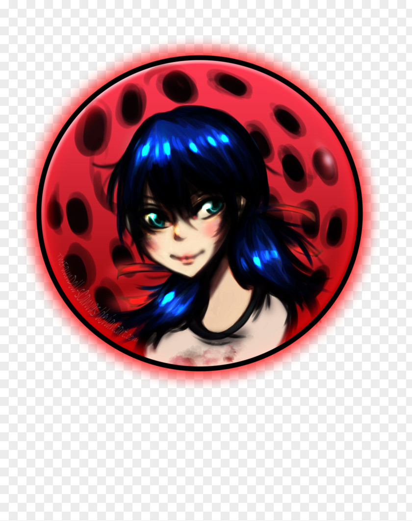 Marenette Ladybug Eye Circle PNG