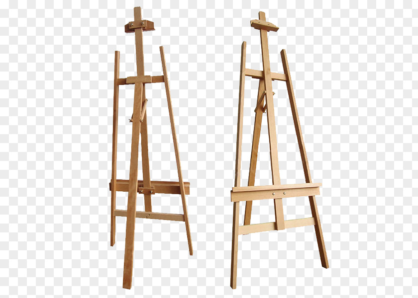 Painter Easel Art Exhibition Table Furniture PNG