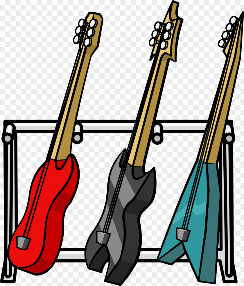 Stand Clipart Club Penguin Igloo Electric Guitar Clip Art PNG