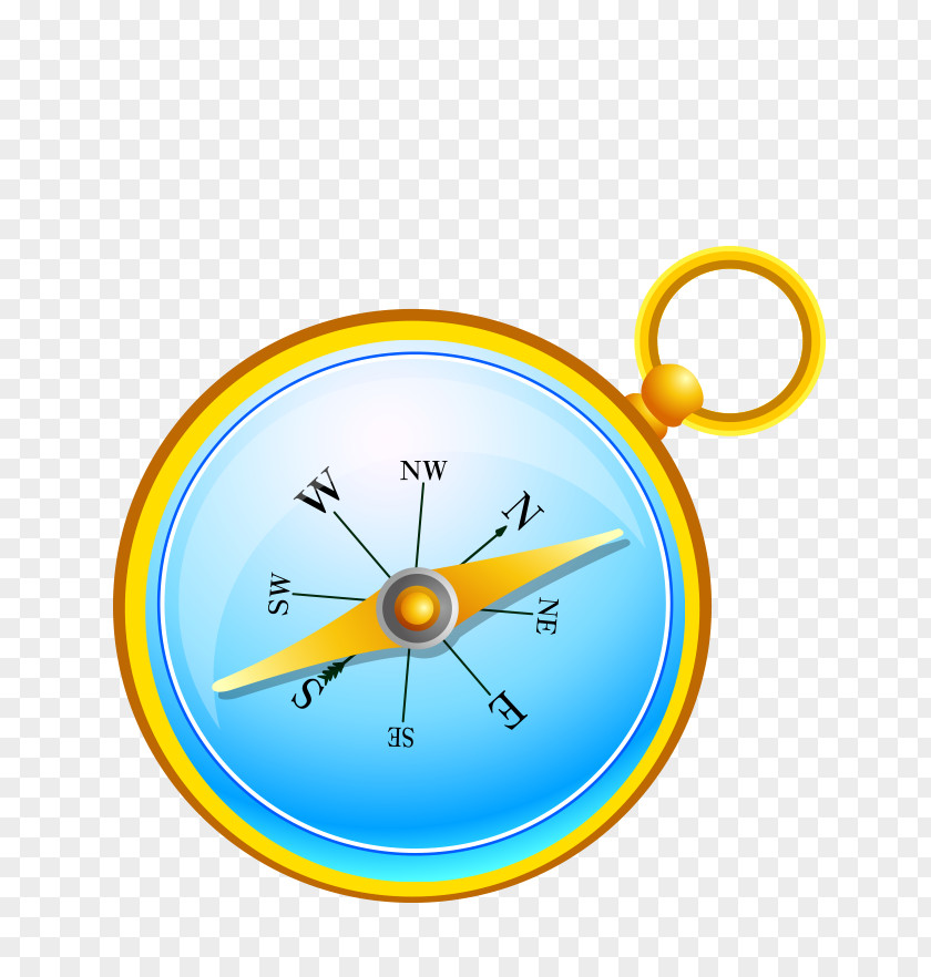 Vector Blue Compass Euclidean PNG