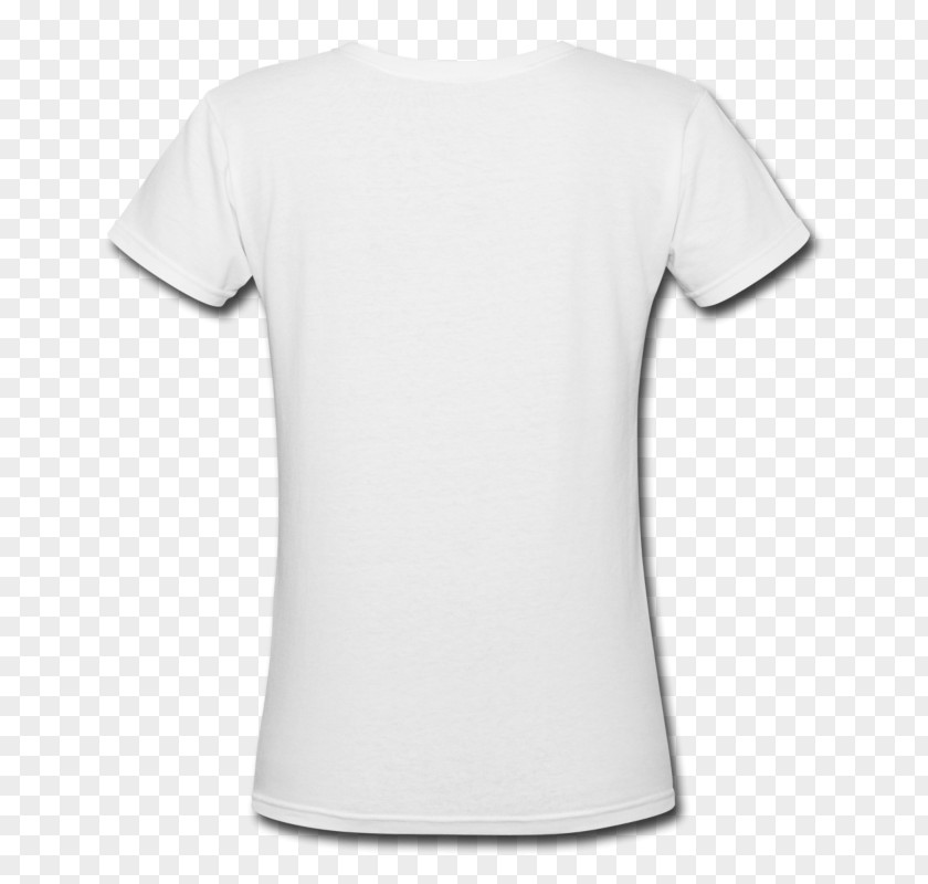White T-shirt Amazon.com Top Clothing Neckline PNG