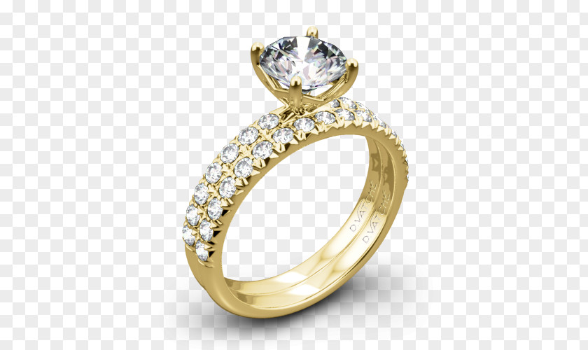 Yellow Wedding Ring Jewellery Engagement Gemstone PNG