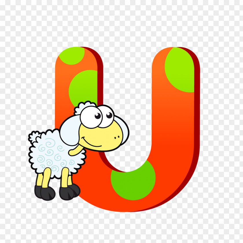 Animal Letter M Sheep Vector Graphics Cartoon Clip Art Image PNG