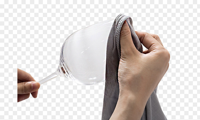 Carefully Wipe The Wine Glass Cup PNG