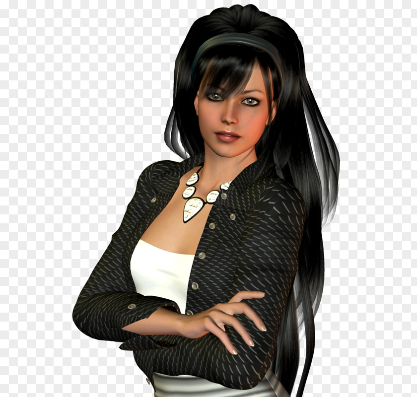 Hair Black Brown PNG