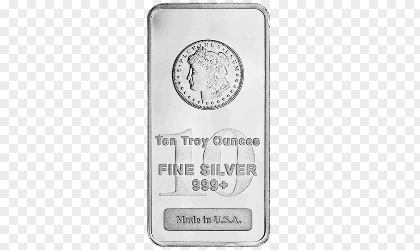 Silver Ingot Coin Mint Ounce PNG