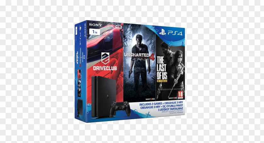 The Last Of Us Sony PlayStation 4 Slim Gamer Pack PNG