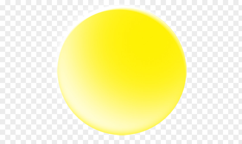 Yellow Moon Circle Material PNG
