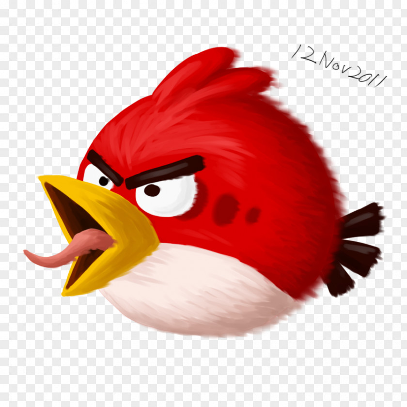 Bird Angry Birds Fan Art Red PNG