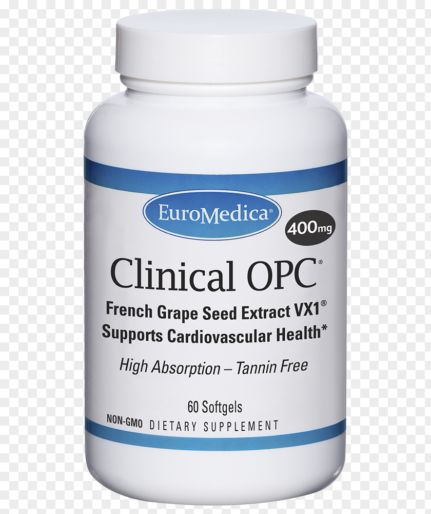 Grape Seed Extract Benefits EuroMedica CuraPro With DIM Dietary Supplement Product Health Gland PNG