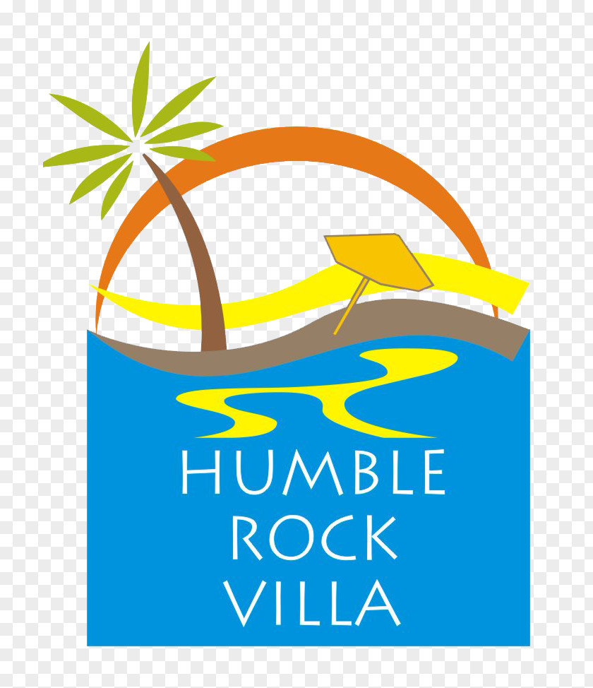 Humble Villa Rock Blue Graphic Design PNG