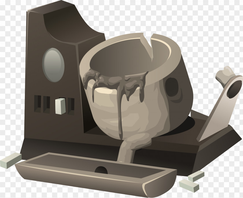 Kettle Industry Machine Smelting Clip Art PNG