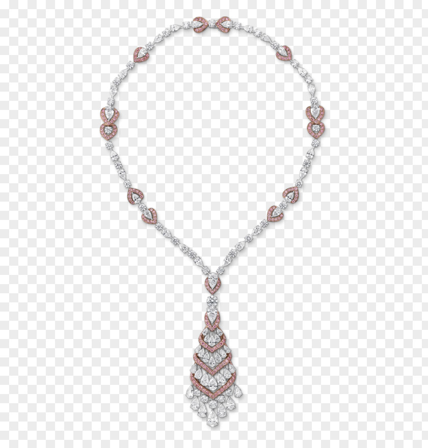 Necklace Pearl Graff Diamonds Jewellery PNG