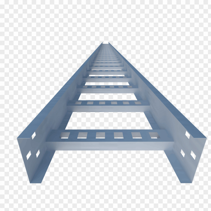 Stairs Aluminium Steel Tray System PNG