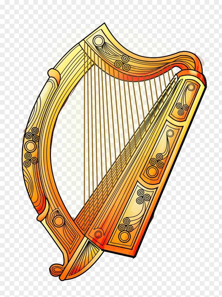 Celtic Harp Konghou Music Of Ireland Lyre PNG harp of Lyre, clipart PNG
