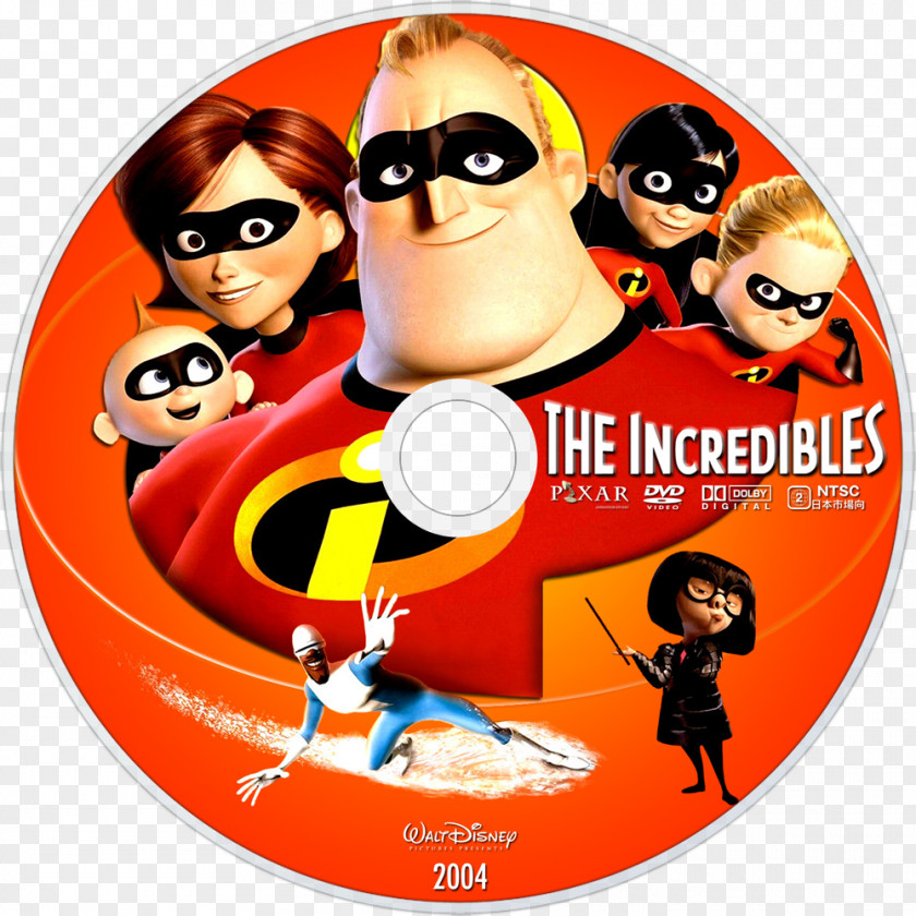 Movies Mr. Incredible DVD-Video The Incredibles Pixar PNG