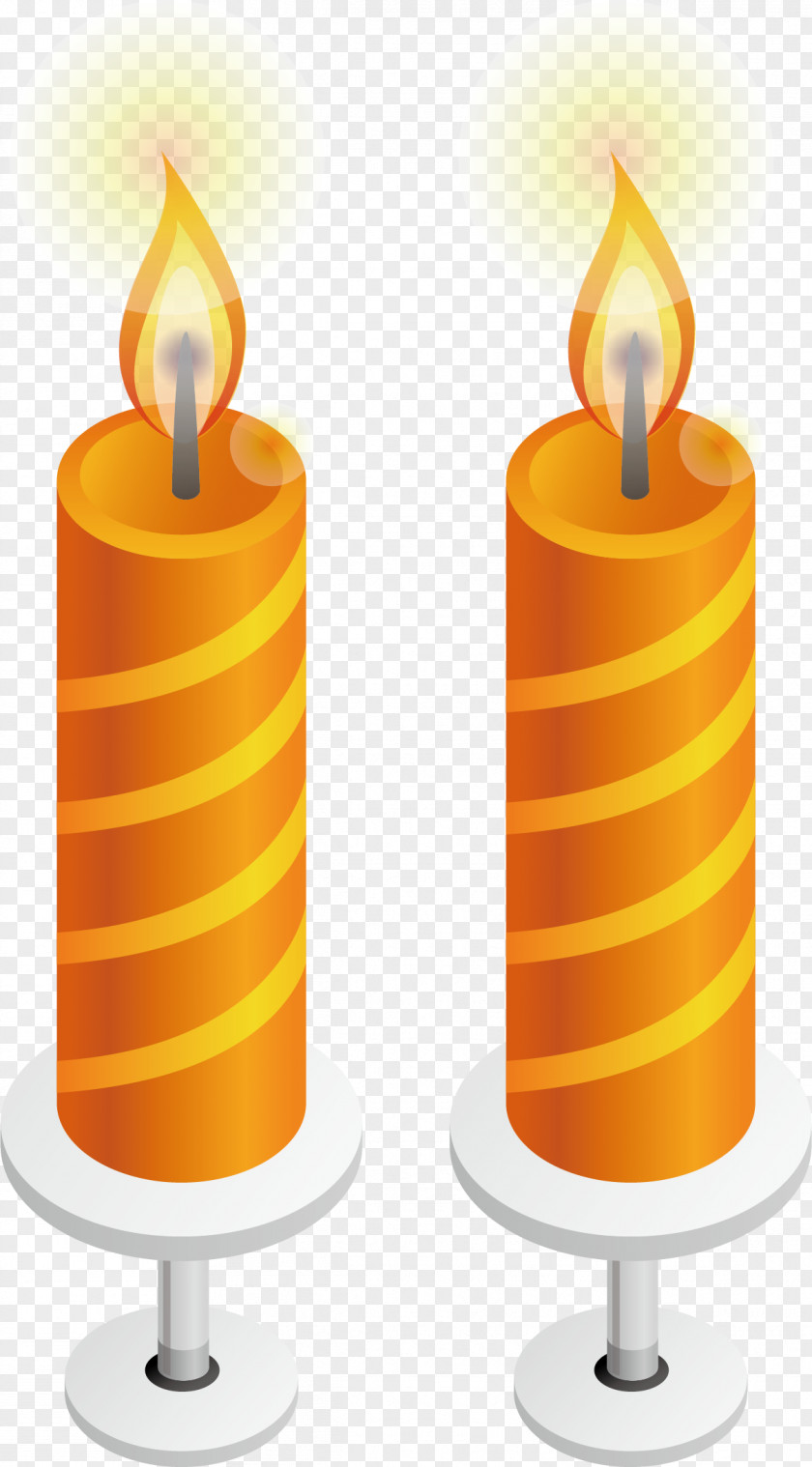 Candle Vector Element Flame PNG